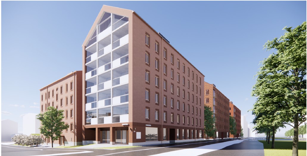 Havainnekuva INARO Mestarintie ja Käskynhaltijantie 1