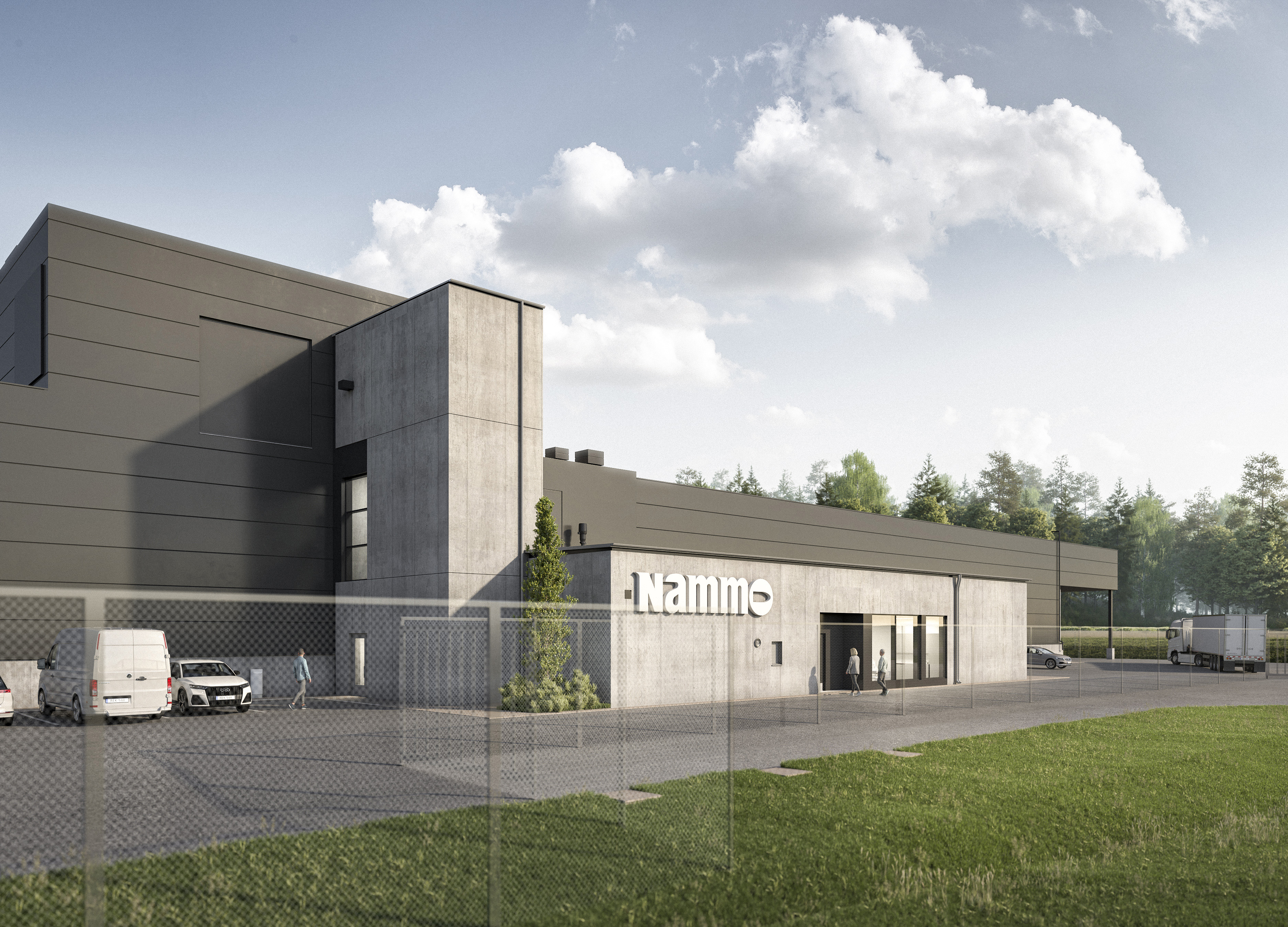 Havainnekuva Nammo tehdas Arkkitehtipalvelu Oy