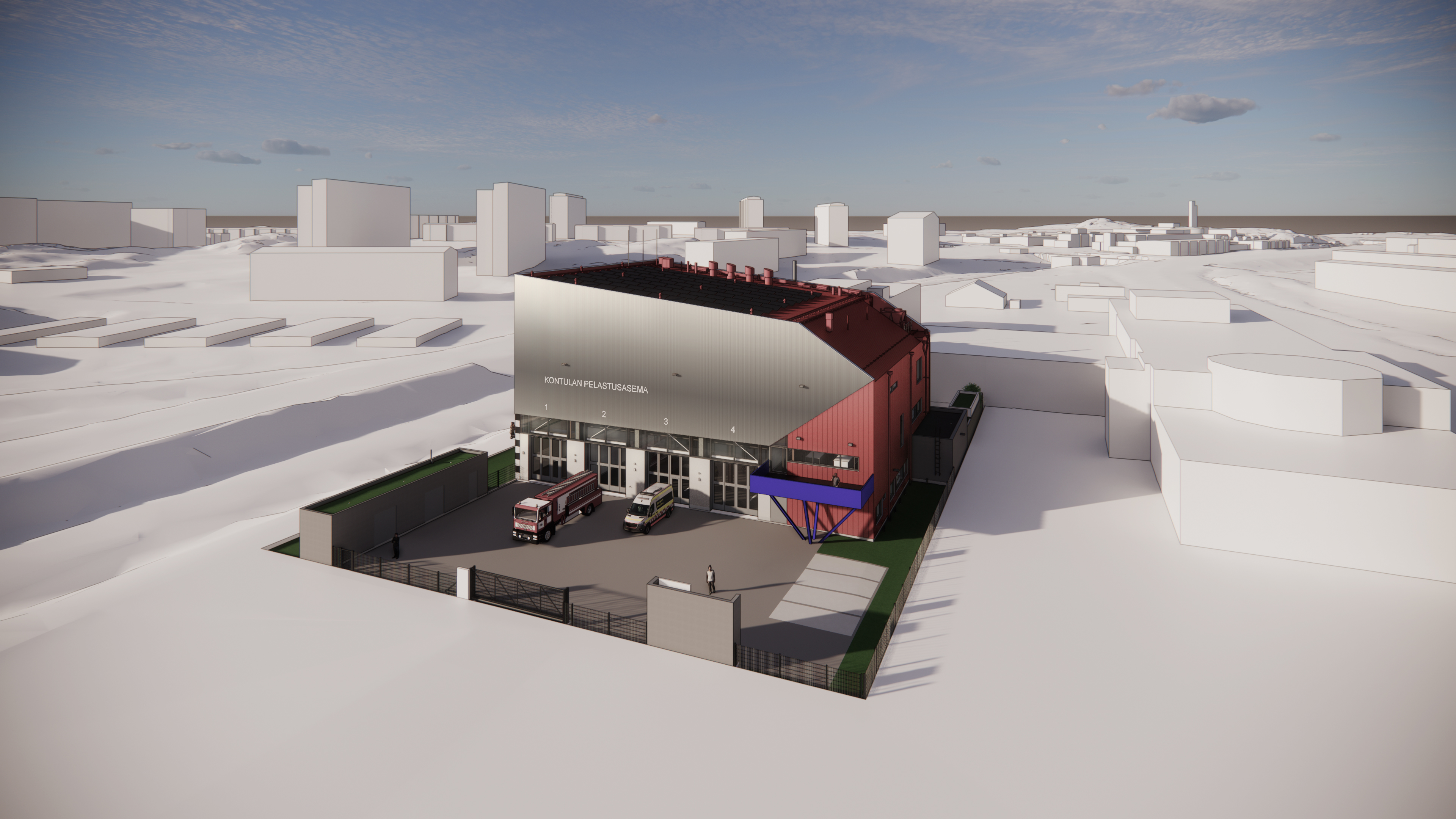 Kontulan pelastusasema Arkkitehdit Davidsson Tarkela Oy