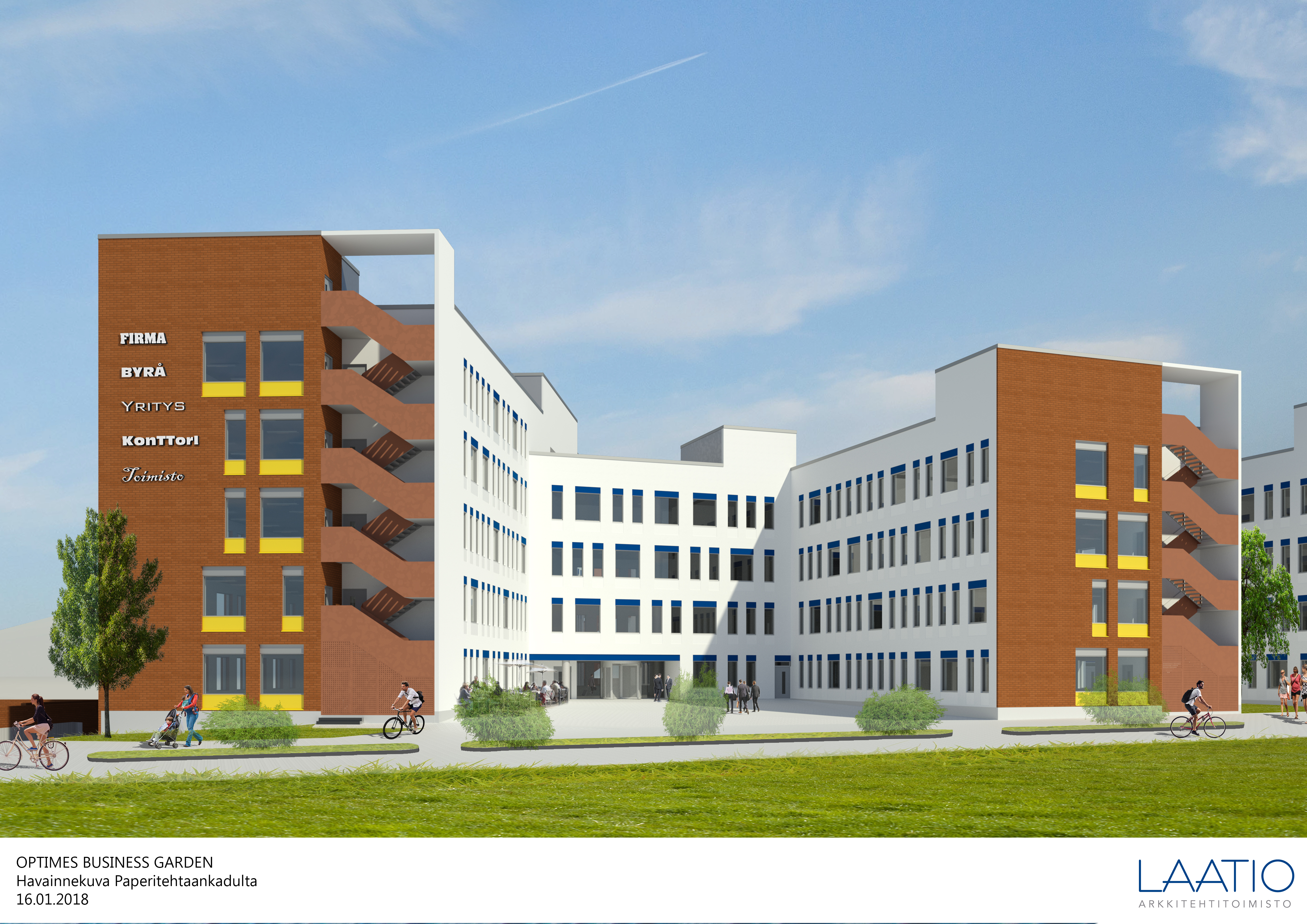 Optimes Business Garden havainnekuva