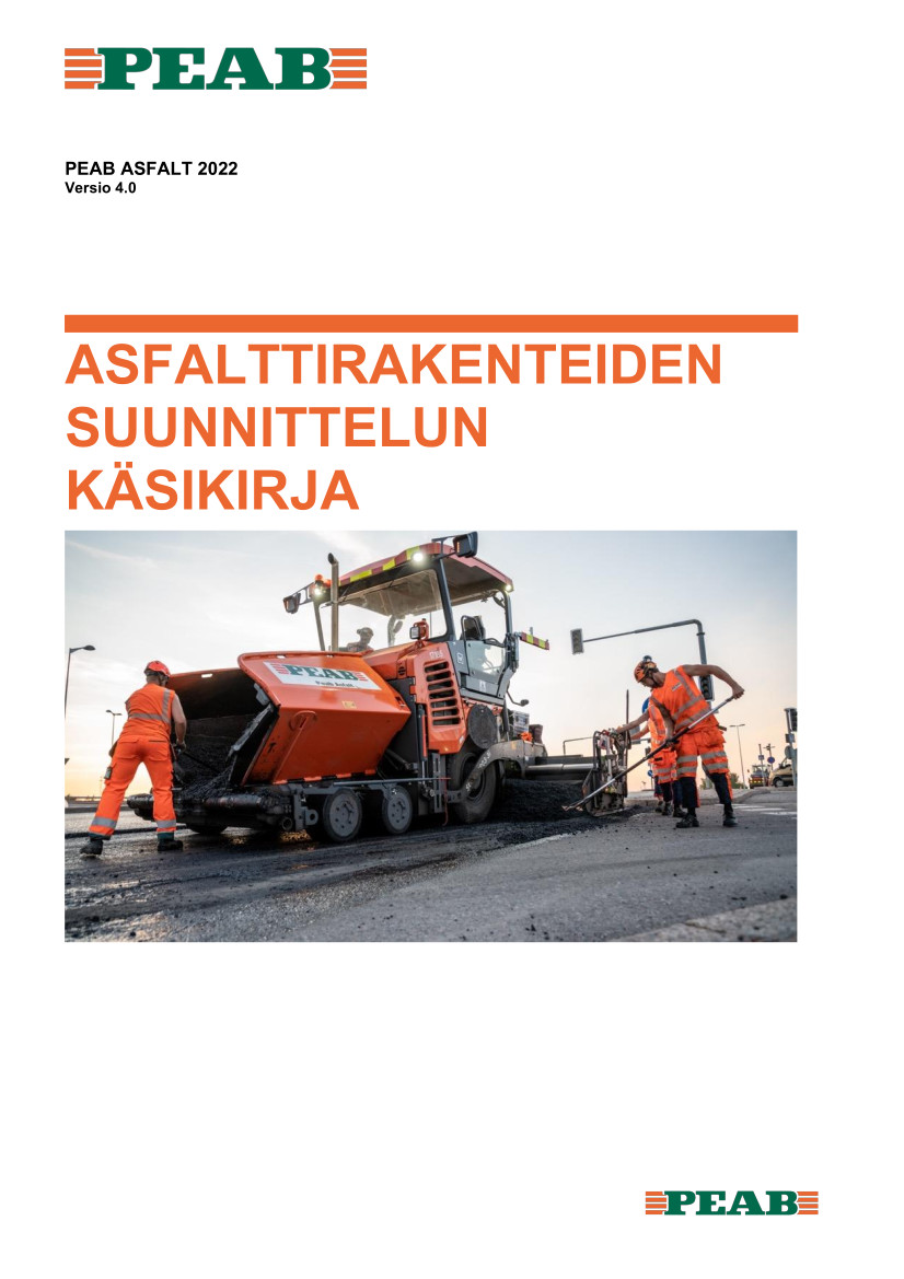 PEAB Asfalttikasikirja 2022 kansi